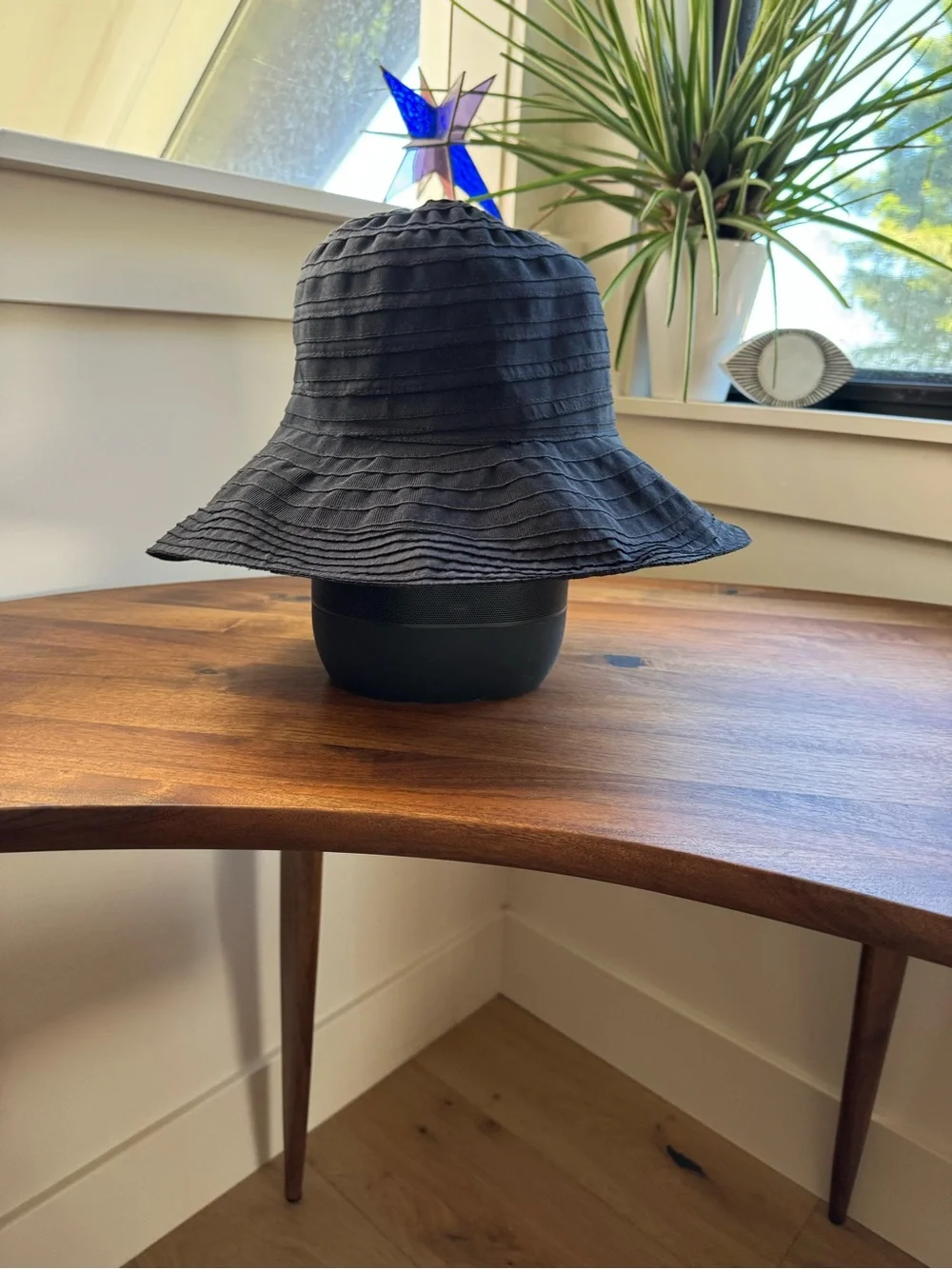 San Diego Hat Company Black Ribbed Cotton Bucket Hat